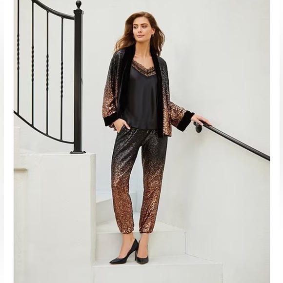 NWT JOHNNY WAS SEQUIN DORIAN KIMONO - Picture 2 of 14